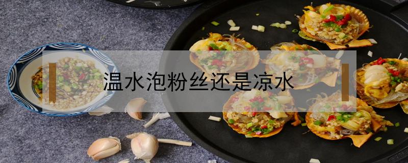 温水泡粉丝还是凉水（粉丝用凉水泡还是开水泡）