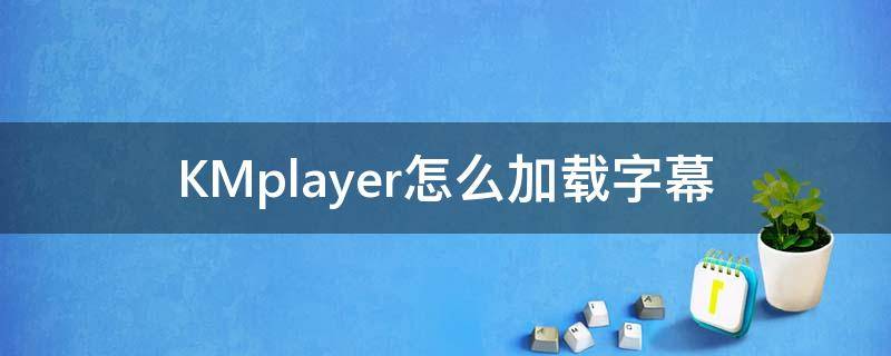 KMplayer怎么加载字幕（kmplayer字幕自动查找）