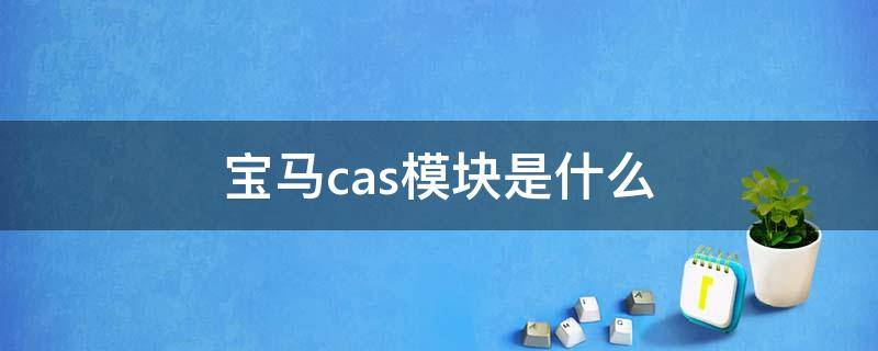 宝马cas模块是什么（宝马cas模块是什么总打保险）