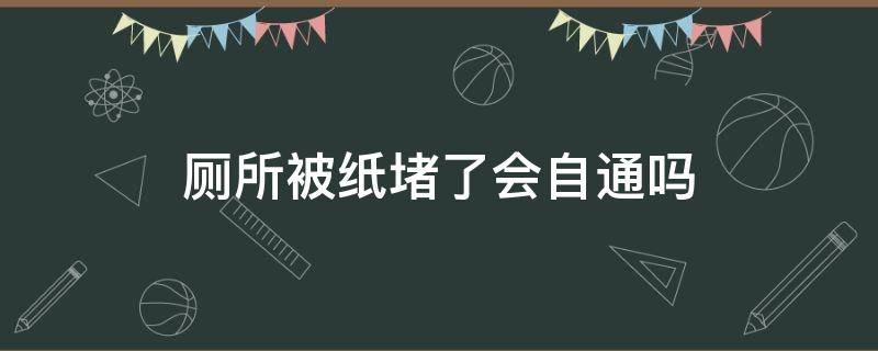 厕所被纸堵了会自通吗 蹲厕被纸堵了会自通吗