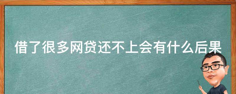 借了很多网贷还不上会有什么后果（借了好多家网贷没能力还怎么办）