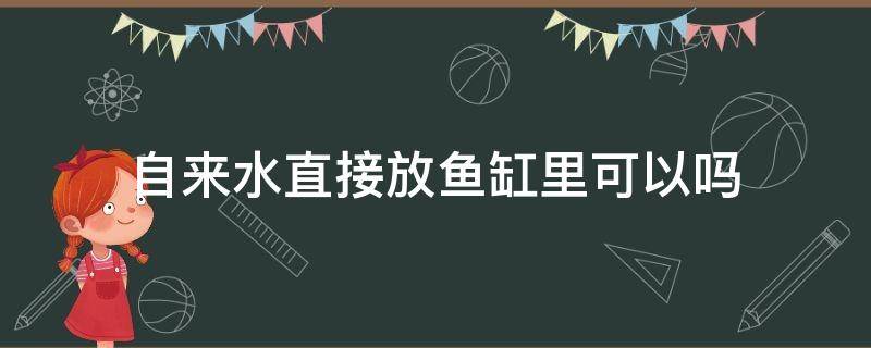 自来水直接放鱼缸里可以吗 鱼缸里能放自来水吗