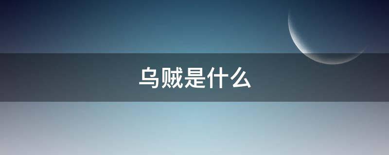 乌贼是什么 乌贼是什么鱼