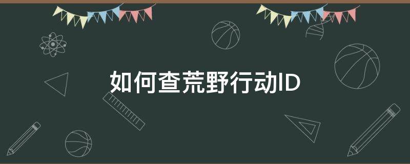 如何查荒野行动lD 荒野行动在哪看经验