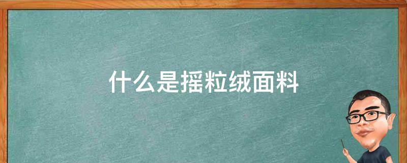 什么是摇粒绒面料（什么叫摇粒绒面料）