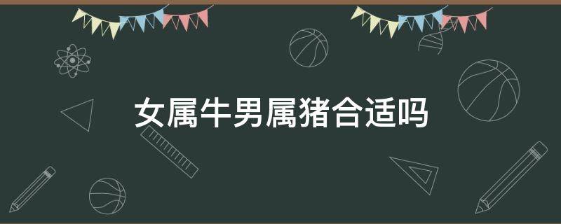 女属牛男属猪合适吗（女属猪和男属牛）