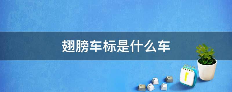 翅膀车标是什么车 v字型翅膀车标是什么车