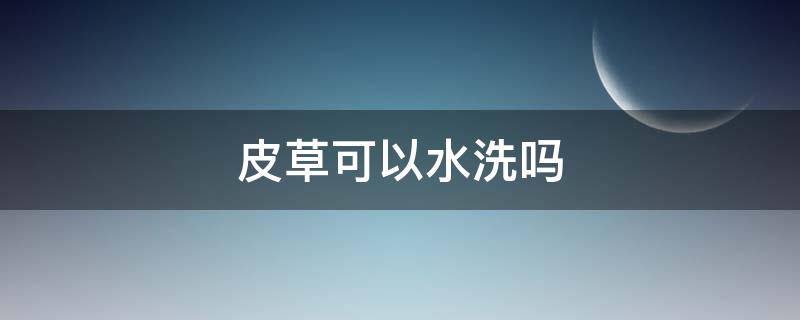 皮草可以水洗吗 皮草可以用水直接洗吗