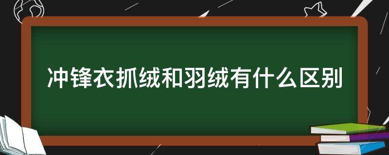 冲锋衣抓绒和羽绒有什么区别 北面冲锋衣抓绒和羽绒哪个好