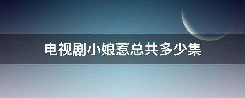 电视剧小娘惹总共多少集（电视剧小娘惹一共多少集?）