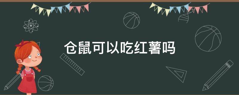仓鼠可以吃红薯吗 仓鼠可以吃红薯吗熟的