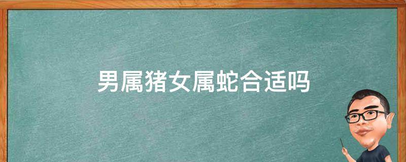 男属猪女属蛇合适吗（男属相蛇和女属猪好不好）
