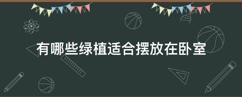 有哪些绿植适合摆放在卧室 什么绿植放在卧室最好