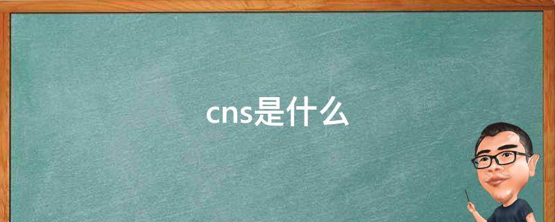 cns是什么（cns是什么级别的期刊）