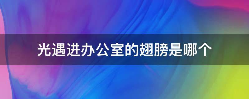 光遇进办公室的翅膀是哪个（光遇办公室蓝色翅膀怎么获得）