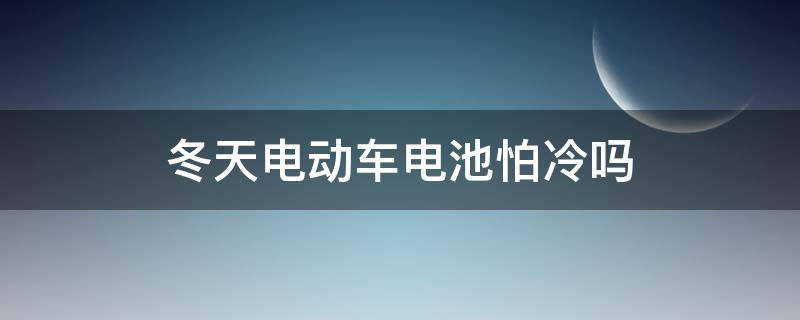 冬天电动车电池怕冷吗（电动汽车电池怕冷吗）