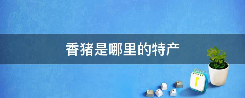 香猪是哪里的特产 香猪产地有几个地方