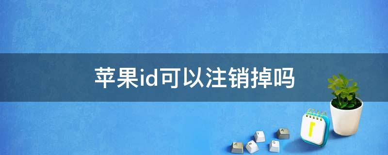 苹果id可以注销掉吗 已经注册的苹果id可以注销掉吗