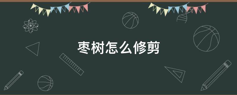 枣树怎么修剪（枣树怎么修剪视频）