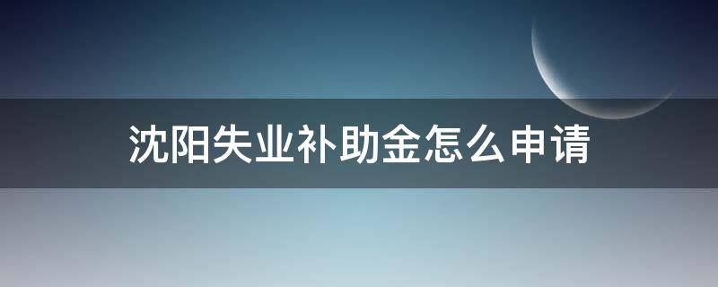 沈阳失业补助金怎么申请 沈阳失业补助金怎么申请需要什么要求