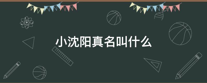 小沈阳真名叫什么 小沈阳真名到底叫什么
