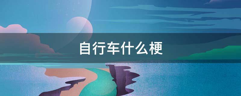 自行车什么梗 要啥自行车什么梗