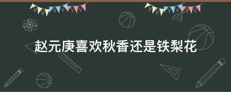 赵元庚喜欢秋香还是铁梨花（铁梨花赵元庚为什么不喜欢三姨太）