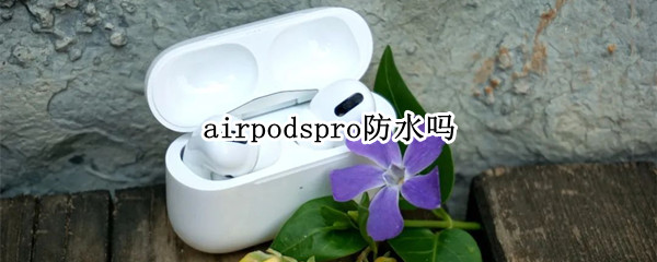 airpodspro防水吗 苹果airpodspro防水吗