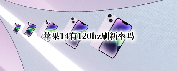 苹果14有120hz刷新率吗 苹果12刷新率60hz和120hz区别