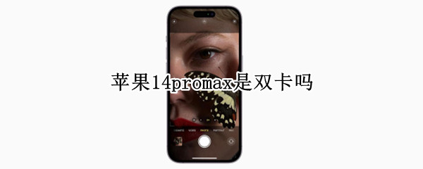 苹果14promax是双卡吗（苹果12promax是双卡的吗?）