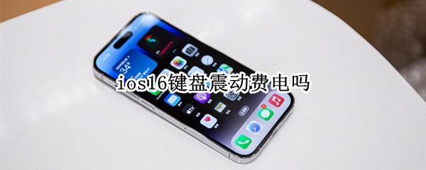 ios16键盘震动费电吗 iOS自带键盘震动