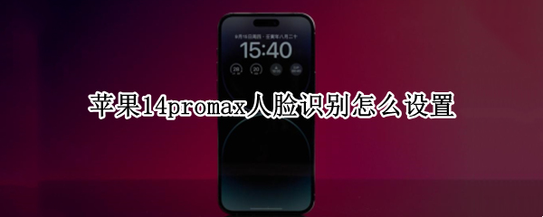 苹果14promax人脸识别怎么设置 苹果11promax人脸识别怎么设置