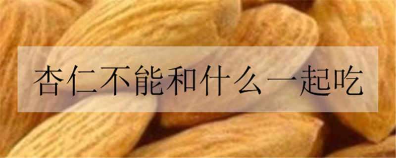 杏仁不能和什么一起吃