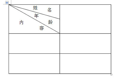 Word多斜线表头怎么做