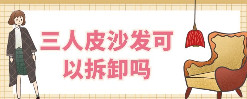 三人皮沙发可以拆卸吗 三人皮沙发可以拆卸吗图片