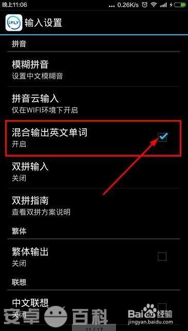 讯飞输入法怎么设置混合输出英文单词