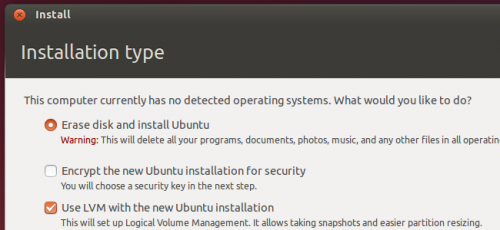 Ubuntu系统上使用LVM调整硬盘分区的教程