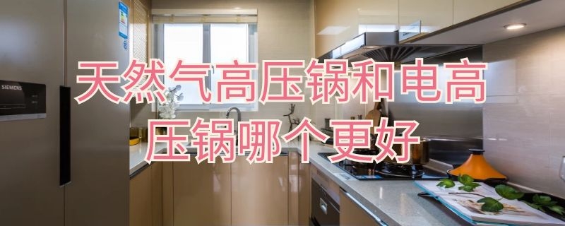 天然气高压锅和电高压锅哪个更好