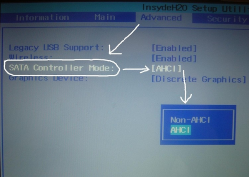 怎么在BIOS下设置AHCI值更改为IDE（ahci如何改为ide模式）