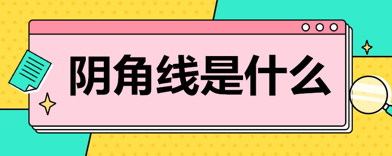 阴角线是什么 阴角线是什么样子的