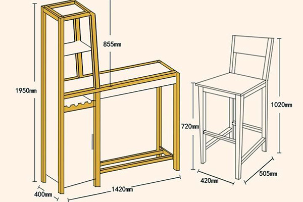 吧台尺寸设计标准 装修者看过来
