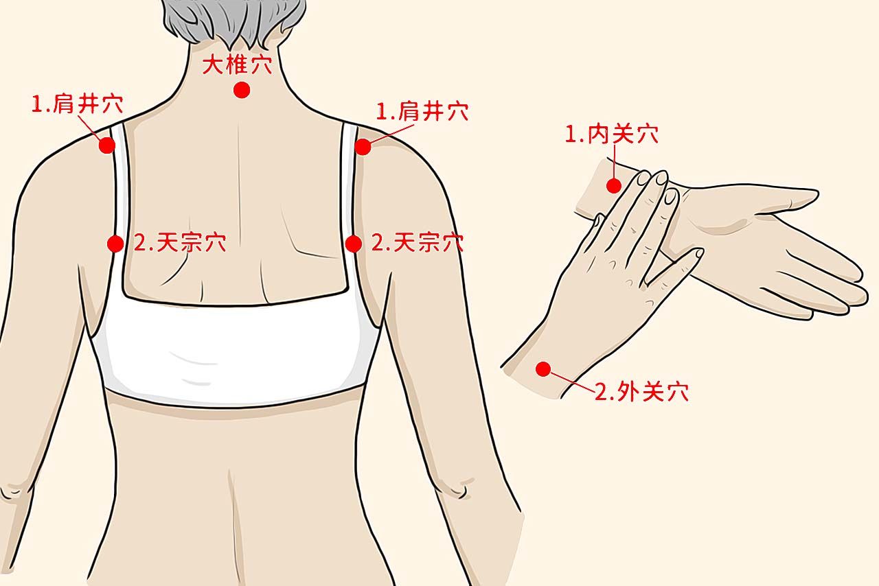 乳房刮痧顺序图片 乳房刮痧顺序图片女