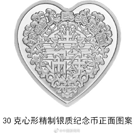 央行520发行心形纪念币 该套金银纪念币共8枚
